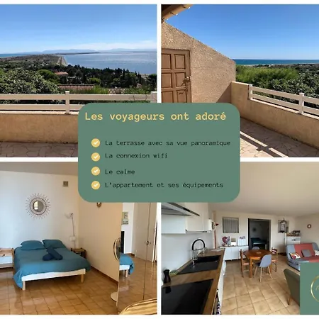 Avec Vue Panoramique-leucate Falaise Lejlighed Leucate
